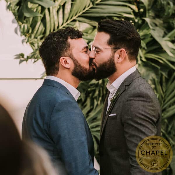 gay wedding metaverse nft photo men